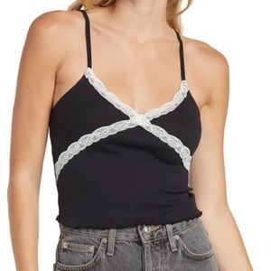 TOPSHOP Lace Trim Cami